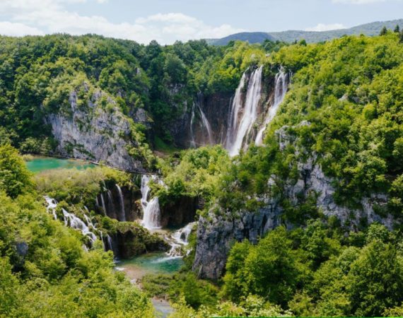 Plitvice Lakes. National park in Croatia