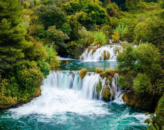 Waterfall cascades of Krka National Park, Croatia
