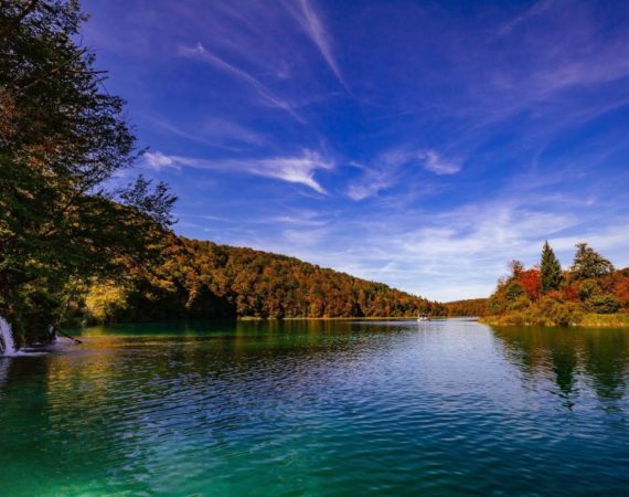 Plitvice Lakes National Park in autumn - Plitvice Jezara, Croatia